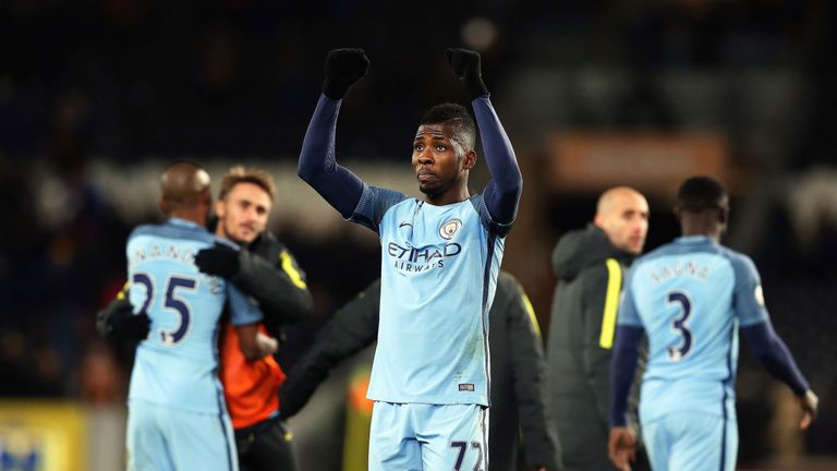 Kelechi Iheanacho scored in Man City's win over Hull