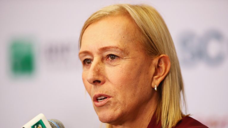 Martina Navratilova accuses Margaret Court of stigmatising the LGBT community