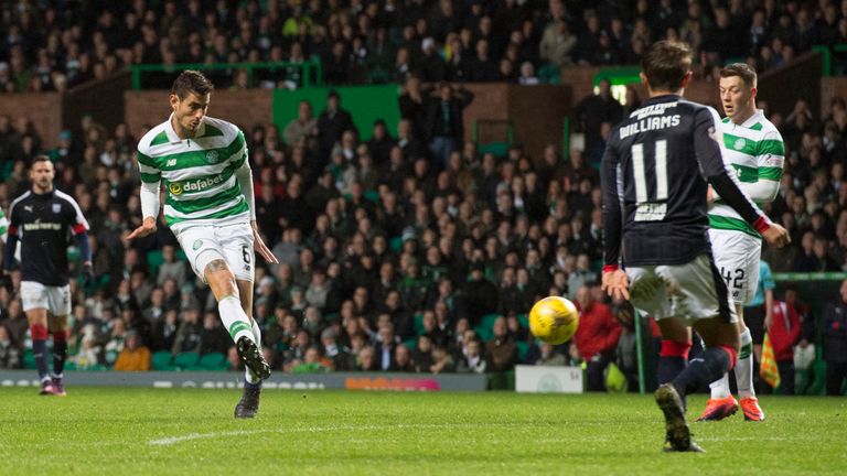 Nir Bitton doubles the home side's lead with a well-taken finish