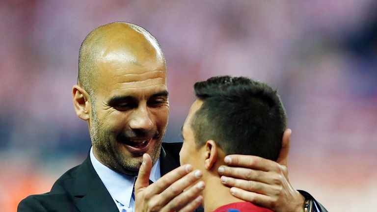 Pep Guardiola signed Sanchez for Barcelona in the summer of 2011