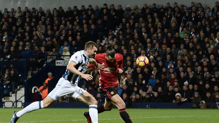 Ibrahimovic heads in to cap a superb Manchester United counter-attack