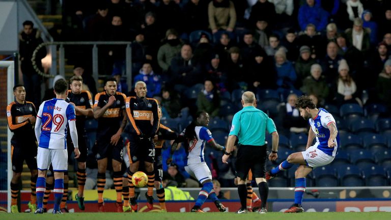 Charlie Mulgrew (right) scores what proved to be the winner