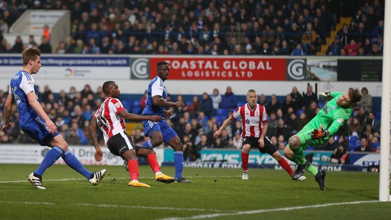 Lincoln knocked out Ipswich on their way to the FA Cup quarter-finals