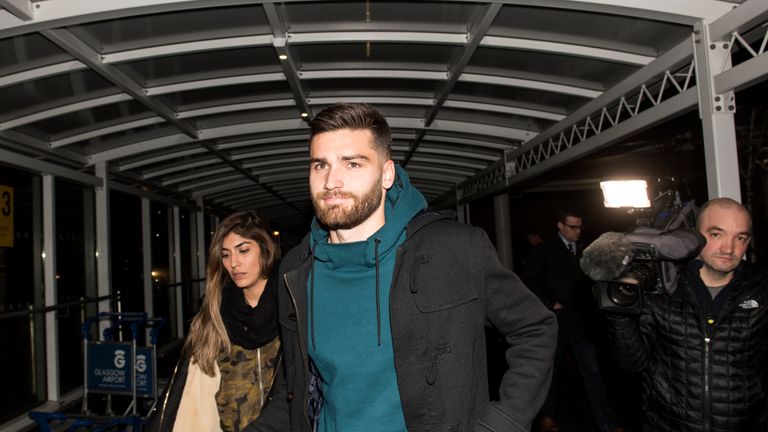 Jon Toral has arrived into Glasgow ahead of his Rangers loan move