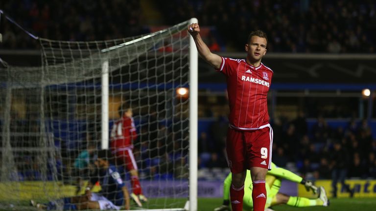 Jordan Rhodes left Middlesbrough in January