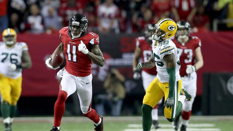 Julio Jones racked up the yards and had a couple of TDs the last time he played the Packers