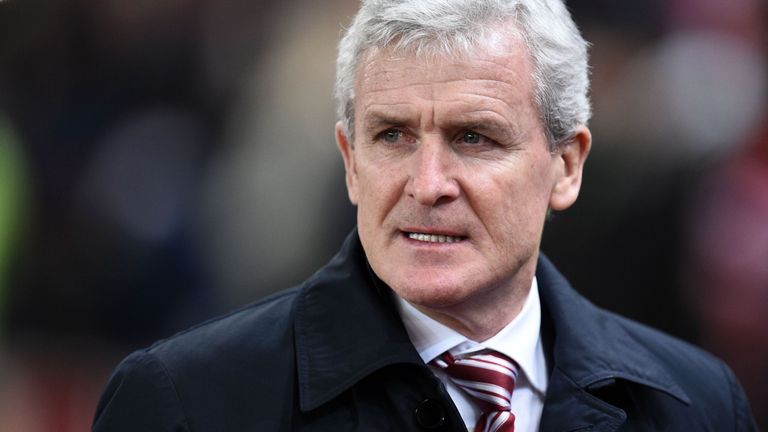 Mark Hughes is thankful to finally put an end to a transfer