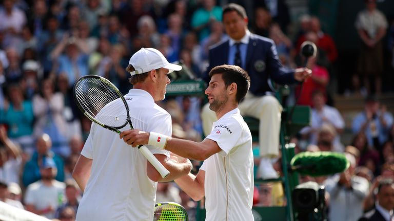 Image result for Sam Querrey upsets No. 1 and defending champ Andy Murray at Wimbledon