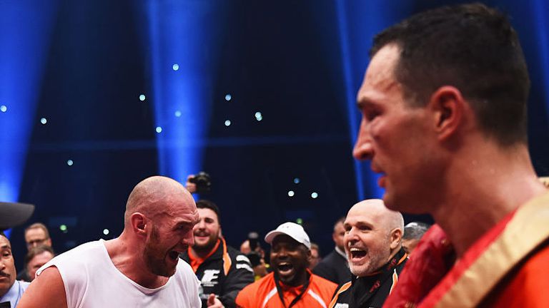 Fury clinched the WBA 'super' and WBO heavyweight titles against Wladimir Klitschko in November 2015