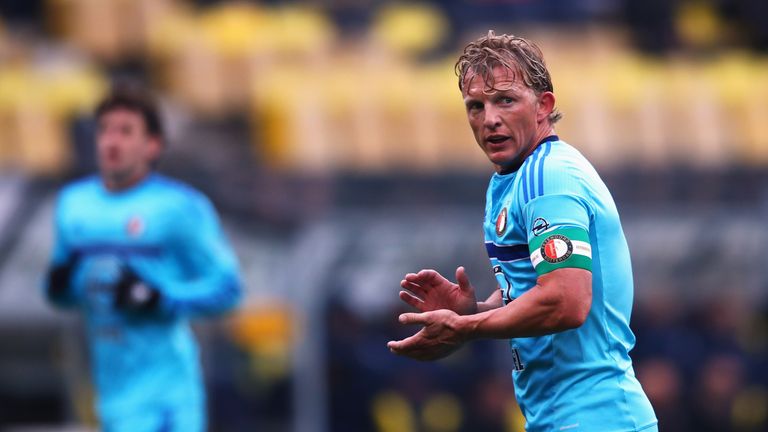 Dirk Kuyt came on as a substitute for Feyenoord but they could not salvage a point against Sparta Rotterdam