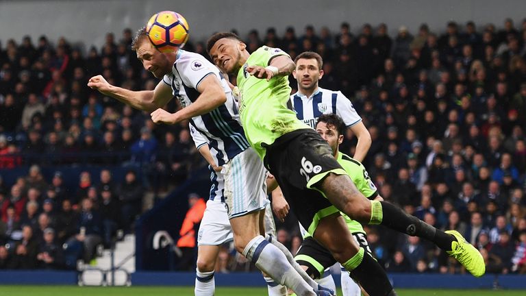 West Brom are one of the league's strongest at defending set pieces