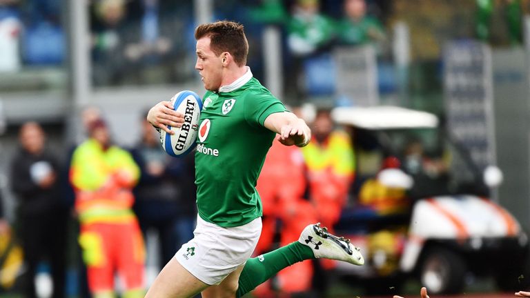 Craig Gilroy scored a hat-trick after coming on as a second-half replacement