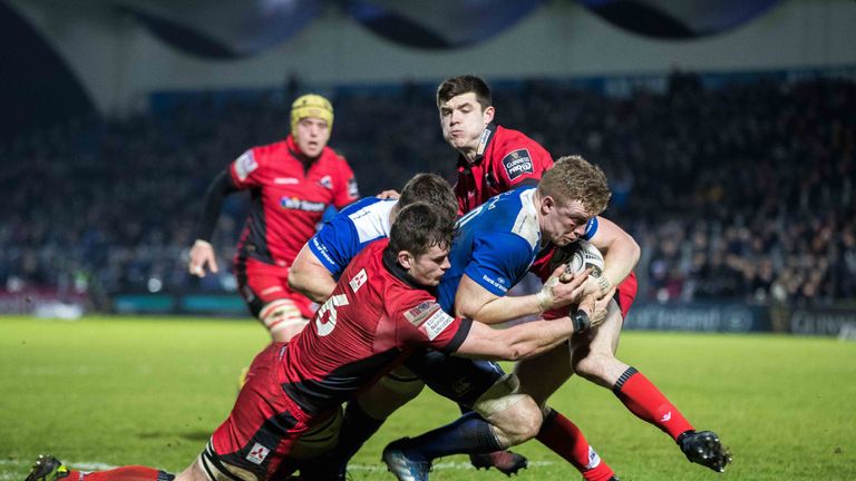 Dan Leavy scored a try after coming onto the field as a replacement