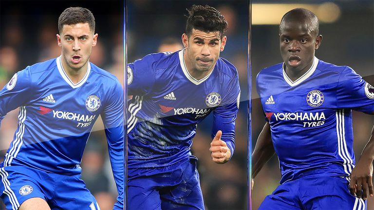 Eden Hazard and N'Golo Kante were key but Costa's role was vital as well