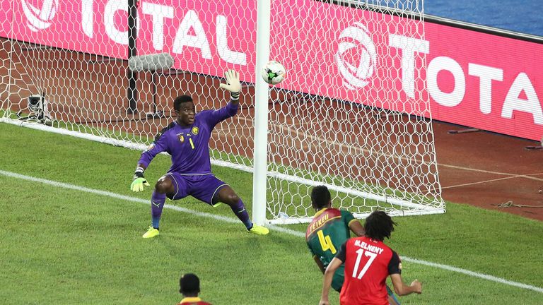 Arsenal midfielder Mohamed Elneny opened the scoring for Egypt