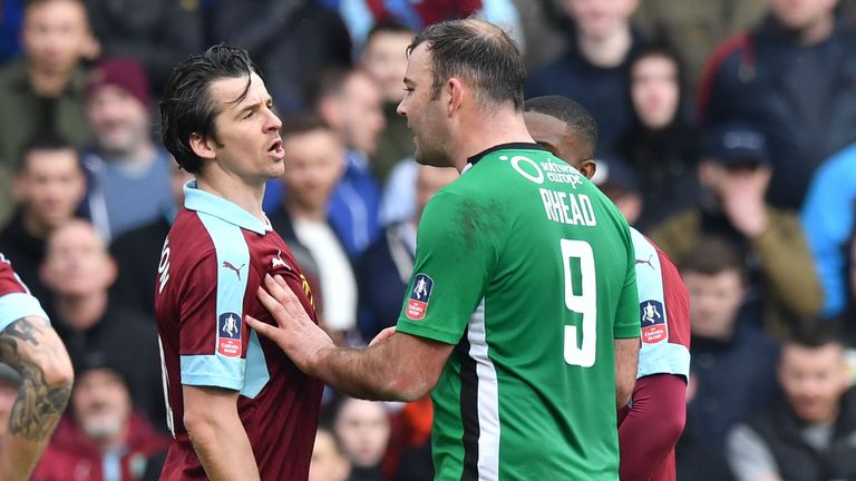 Barton was criticised for his part in a clash Lincoln City striker Matt Rhead last weekend