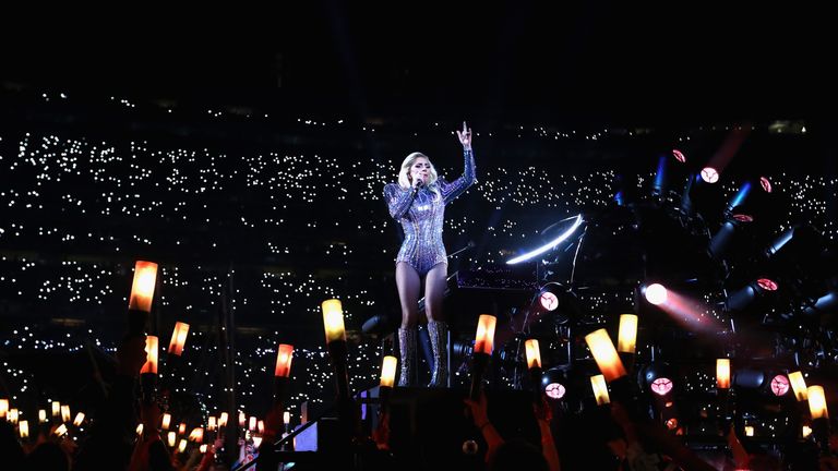 A worldwide audience of more than 100 million watched Lady Gaga perform the half-time show