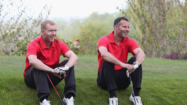 Scholes (left) is from Oldham and supports the League One club