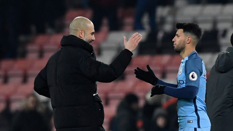 Pep Guardiola may call upon Sergio Aguero more regularly following the injury to Gabriel Jesus