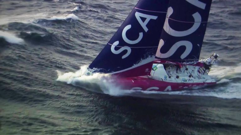 Caffari was part of the Team SCA crew in the last Volvo Ocean Race