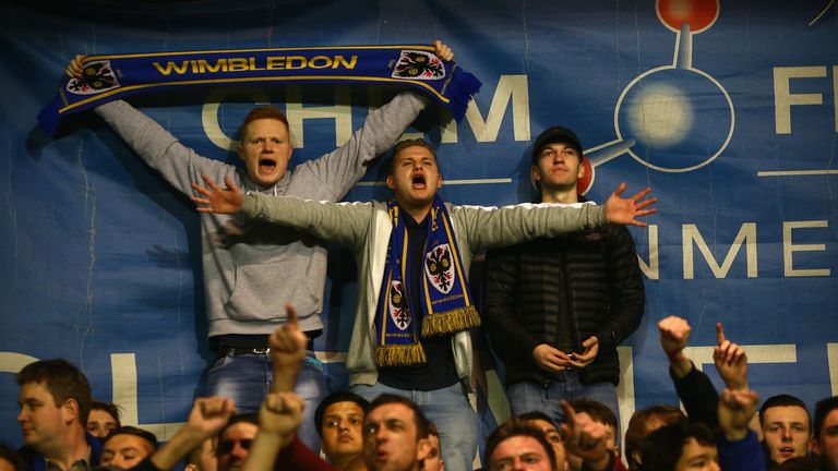 AFC Wimbledon often pack out the Cherry Red Records Stadium and are building an 11,000-seater arena on the Plough Lane site