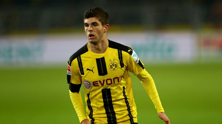 Borussia Dortmund midfielder Christian Pulisic is a reported target for Liverpool