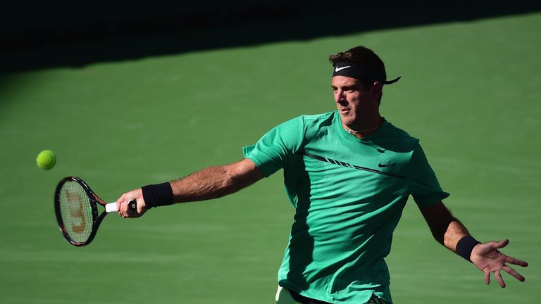 Juan Martin del Potro is one of the players you can watch live on Sky Sports Action