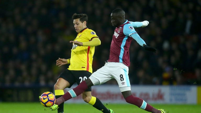 Mauro Zarate joined Watford from Fiorentina in a two-and-a-half year deal last January