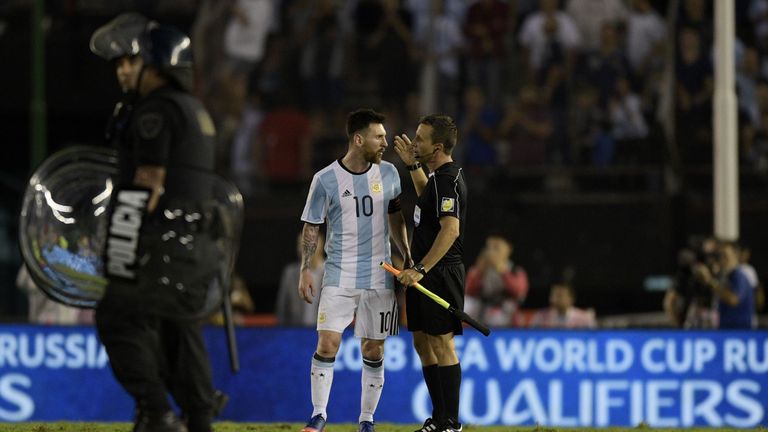 FIFA banned Argentina's Lionel Messi for four matches 