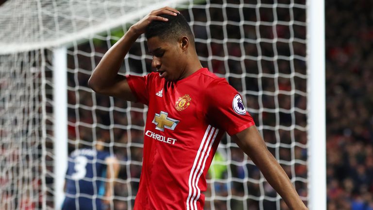 Marcus Rashford has struggled to find the consistent goalscoring form he showed last season