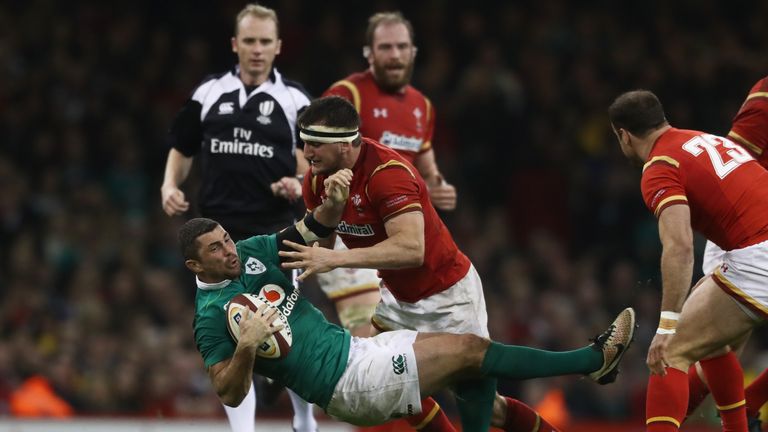 Sam Warburton tackled relentlessly against Ireland