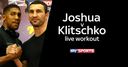 Watch AJ-Klitschko workout LIVE!