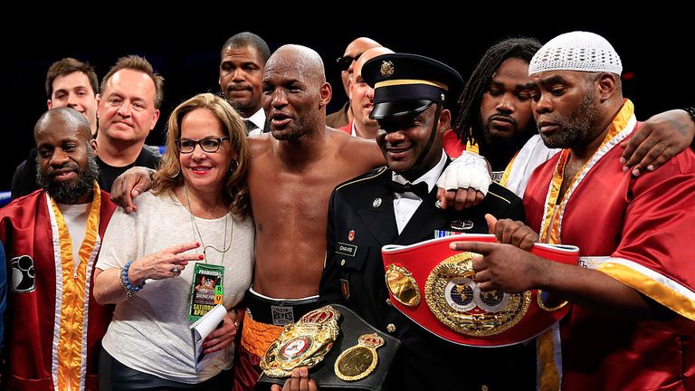 At the ripe old age of 49, Bernard Hopkins won a light-heavyweight world title