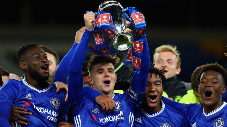 The midfielder had success with Chelsea's youth teams, winning two FA Youth Cups