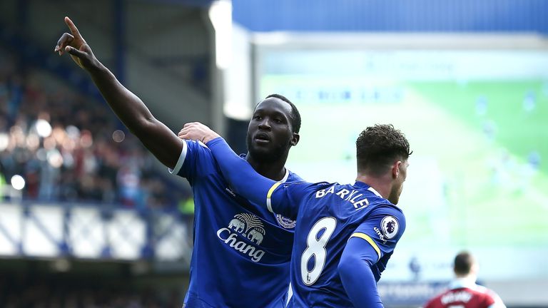 Romelu Lukaku was named Everton's Player of the Season, after scoring 24 league goals last campaign