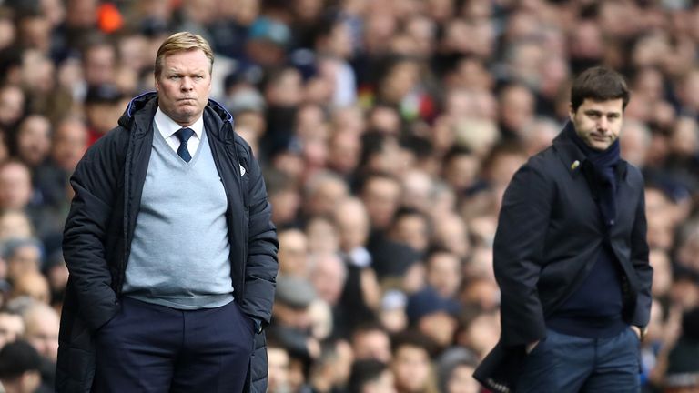 Ronald Koeman watched Malaga play Celta Vigo last month