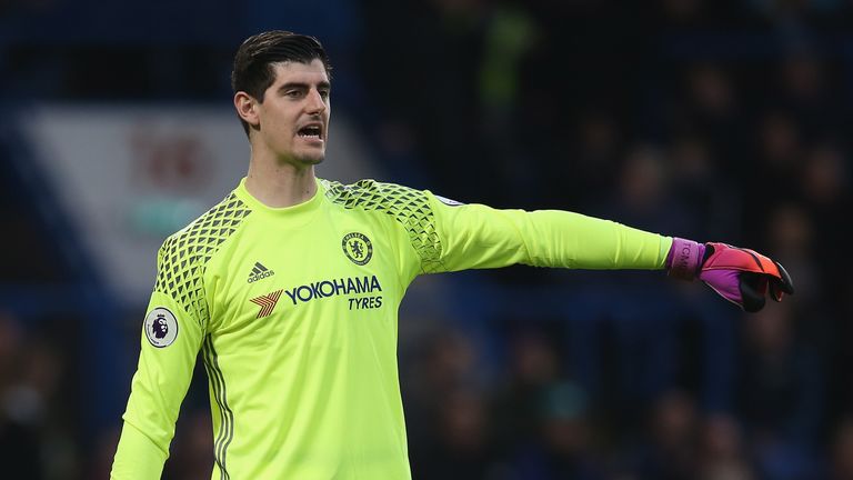Thibaut Courtois missed loss at Manchester United due to an ankle injury
