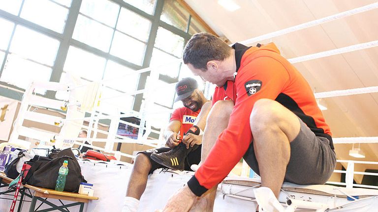 Deontay Wilder was immediately impressed with the Hotel Stanglwirt facilities