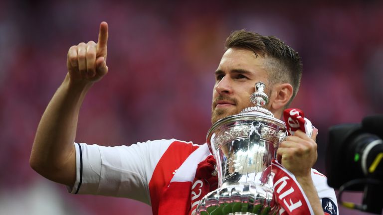 Ramsey lifted the FA Cup with Arsenal for the third time in four seasons