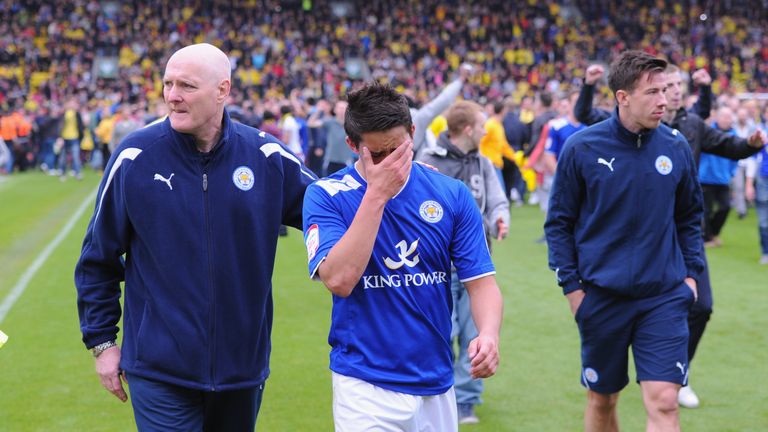 Anthony Knockaert shows his disappointment after Leicester's defeat