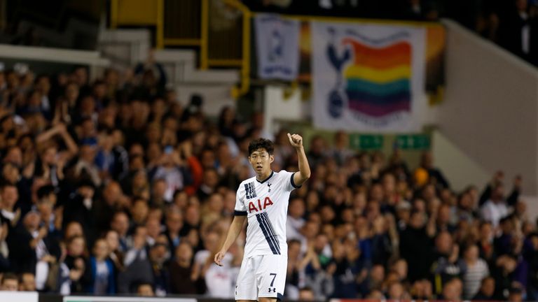 The Proud Lilywhites' rainbow flag has been a familiar sight at Tottenham home games