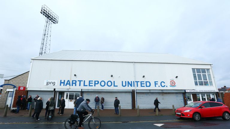 Hartlepool were relegated last season after 96 years in the Football League