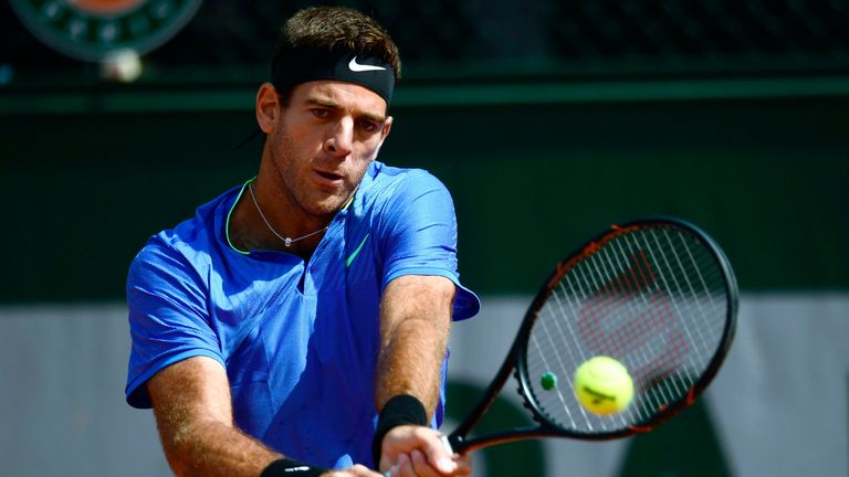Del Potro makes winning return at French Open