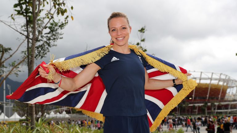 Kate Richardson-Walsh was the Team GB flag bearer for the closing ceremony at the Rio Olympics, where she won gold as part of the women's hockey team