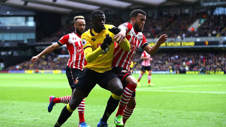 Niang helped Watford avoid relegation from England's top flight 