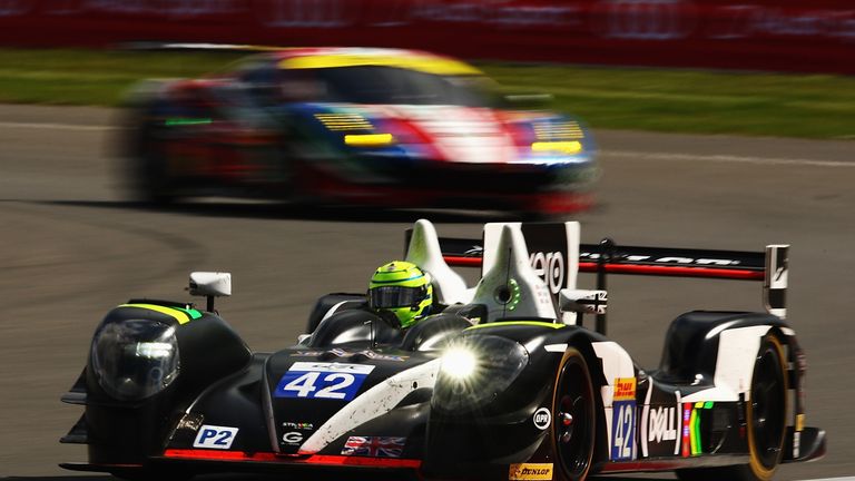 Watts at the wheel of the Strakka Racing Gibson Nissan during the FIA World Endurance Championship Six Hours of Silverstone race in April 2016