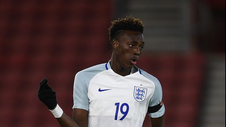 Tammy Abraham is part of England's U21 side for the European championships this summer