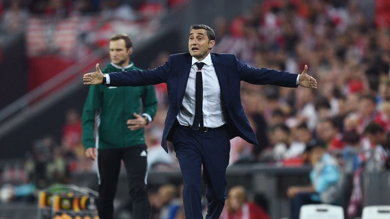 Valverde had been in charge of Athletic Bilbao for the last four seasons