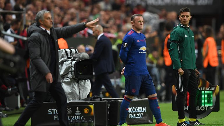 Rooney has been a regular on the substitutes' bench this season