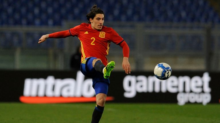 Arsenal's Hector Bellerin is expected to feature for Spain U21s